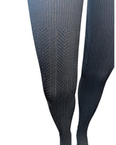 Chevron Knitted Tights (Made In Italy)